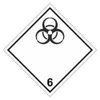 Знак опасного груза. Класс 6.2. Инфекционные вещества