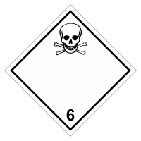 Знак опасного груза. Класс 6.1. Токсичные вещества