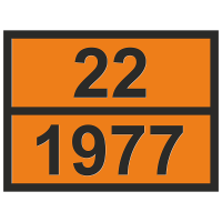 Табличка опасный груз 22-1977 Азот жидкий