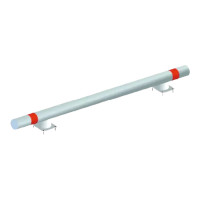 Колесоотбойник металлический на пластинах К-4